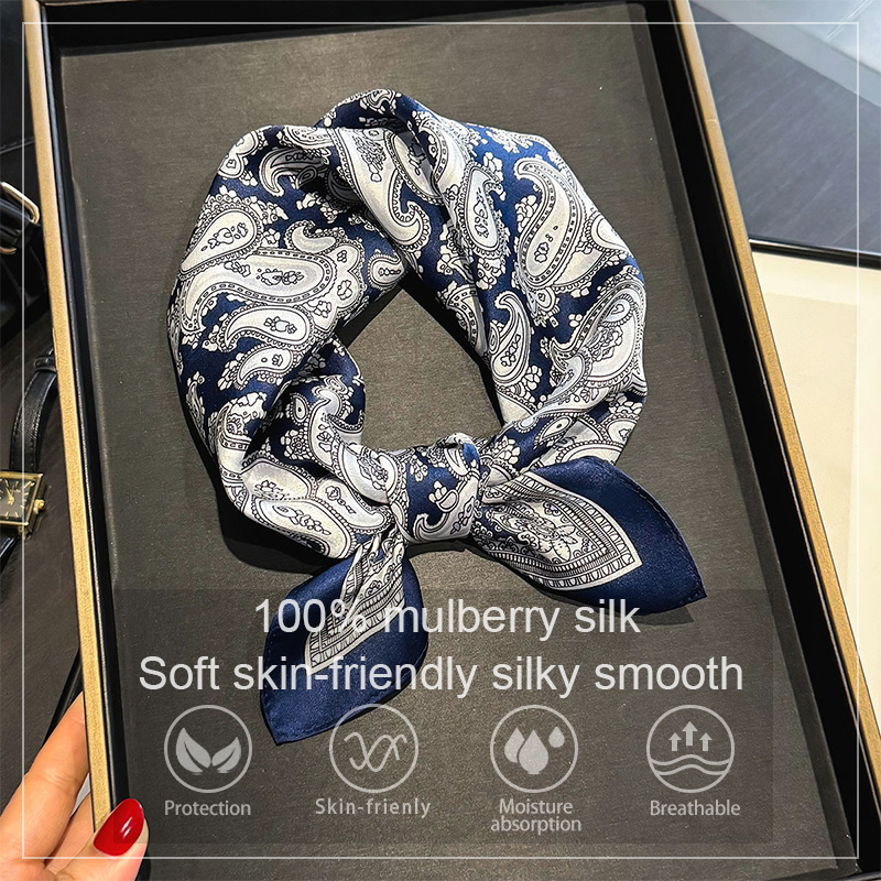 ผ้าพันคอไหมมัลเบอร์รี่แท้ 100% - Face Scarf Mask บทวิจารณ์และราคา