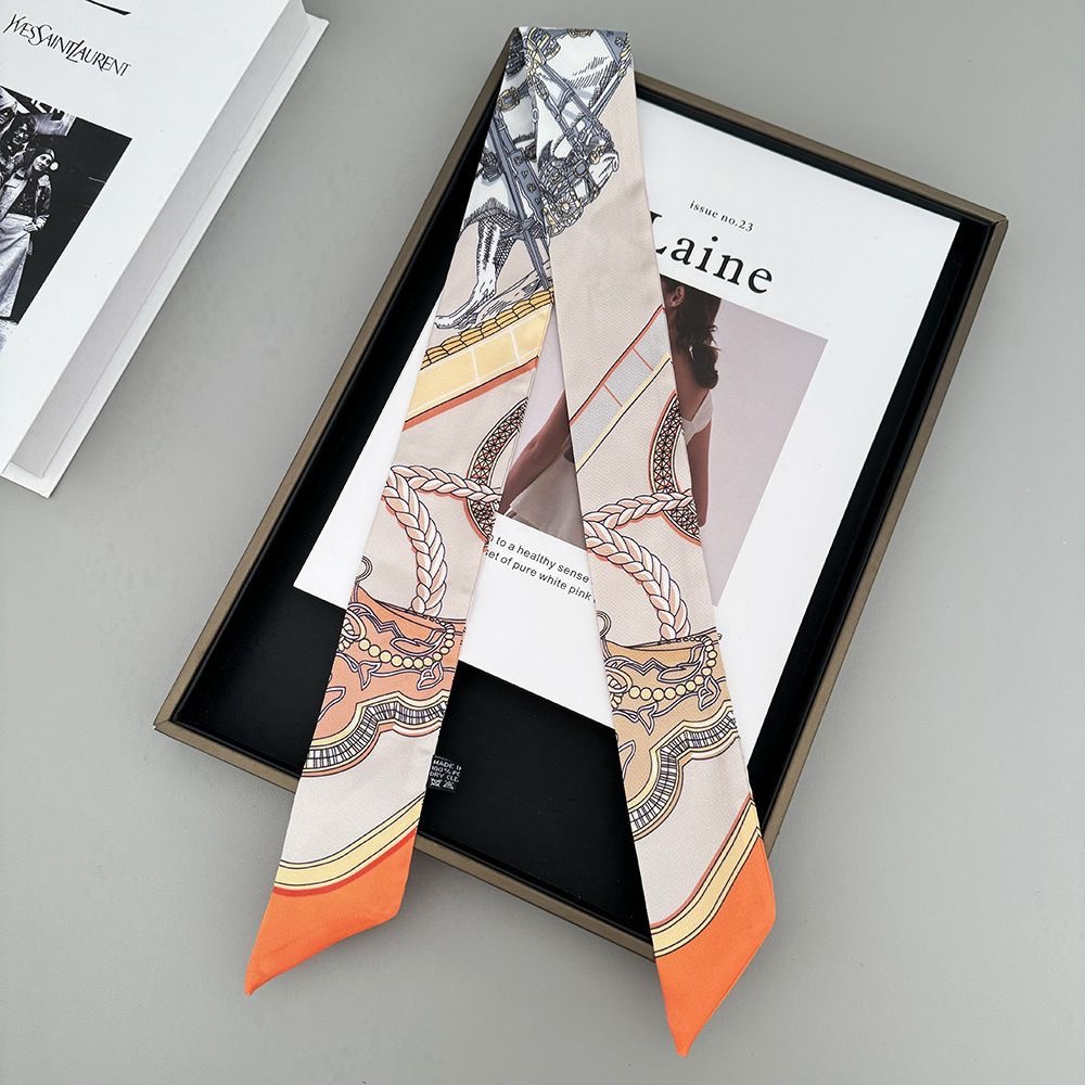 ใหม่ยาวอานผ้าพันคอผ้าไหมจําลอง - Face Scarf Mask บทวิจารณ์และราคา