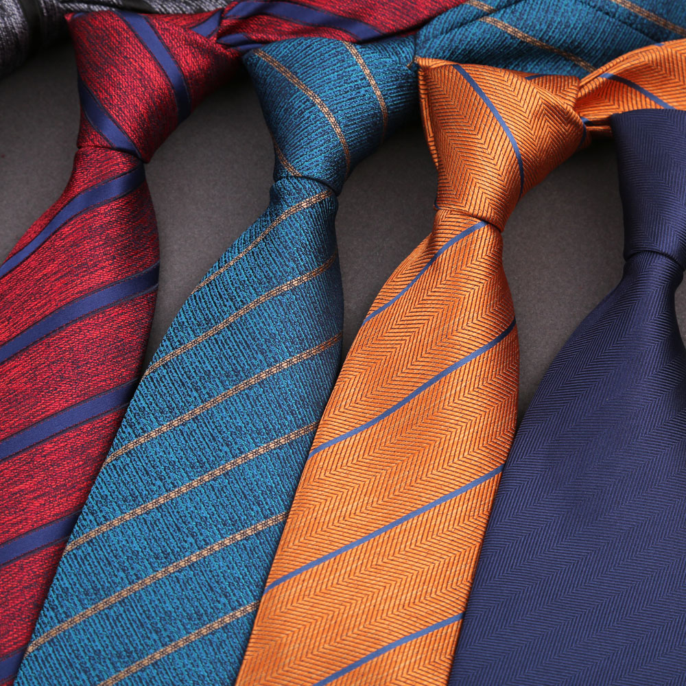ธุรกิจสบายๆขนาดใหญ่ 8 ซม.Men's - Silk Tie Striped บทวิจารณ์และราคา