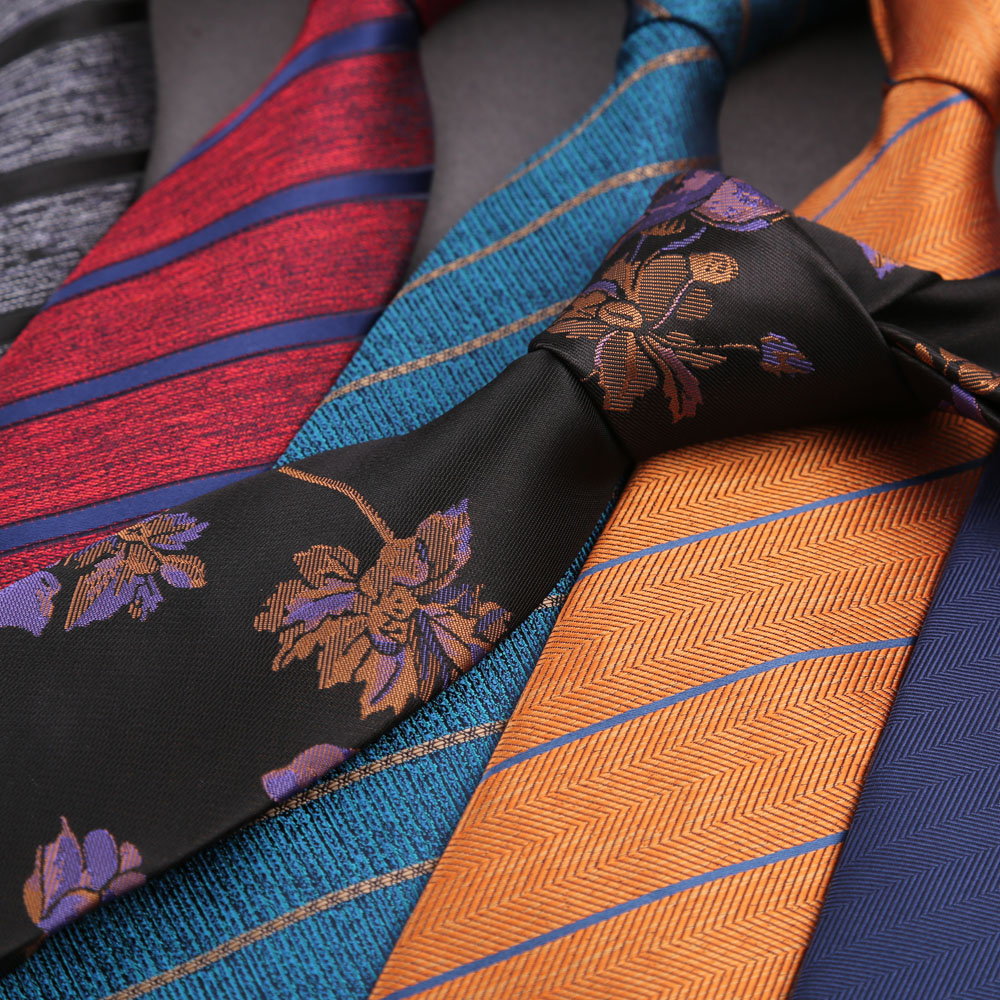 ธุรกิจสบายๆขนาดใหญ่ 8 ซม.Men's - Silk Tie Striped บทวิจารณ์และราคา