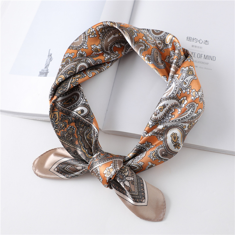 ผ้าพันคอไหมสี่เหลี่ยมหรูหราขนา - Silk Neck Scarf บทวิจารณ์และราคา