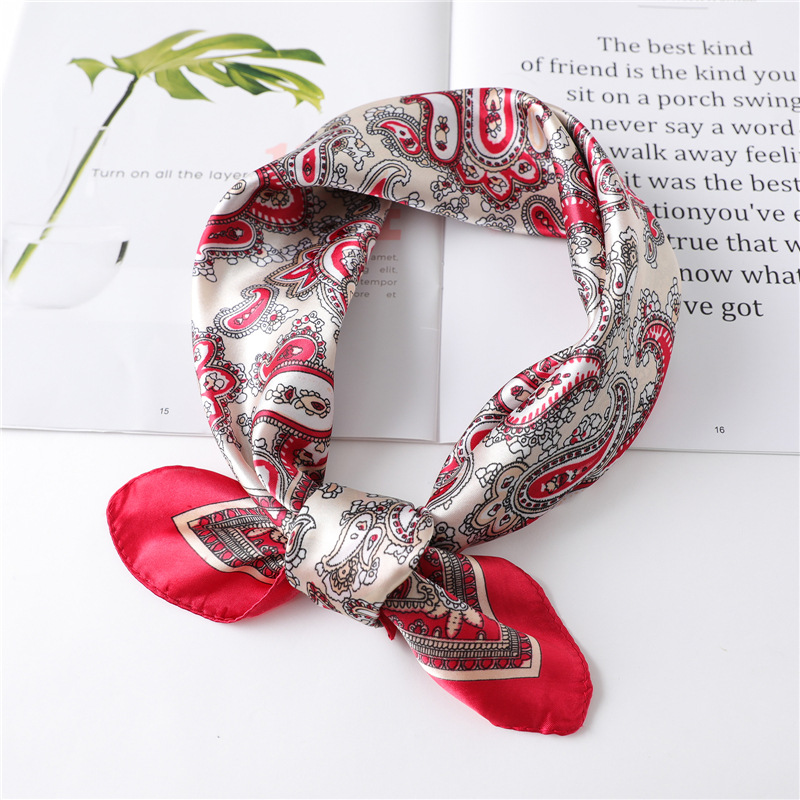 ผ้าพันคอไหมสี่เหลี่ยมหรูหราขนา - Silk Neck Scarf บทวิจารณ์และราคา