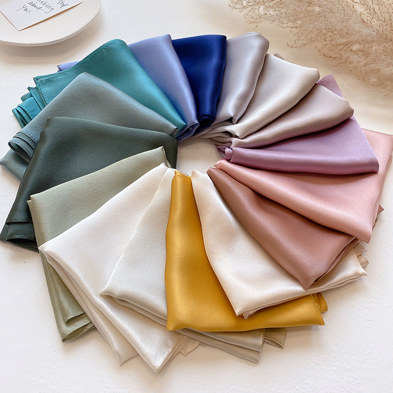 ผ้าคลุมไหล่แฟชั่นสำหรับผู้หญิง - Silk Neck Scarf บทวิจารณ์และราคา
